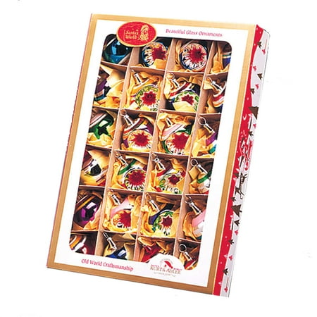 - Early Years Mini Reflector Balls Glass Christmas Ornament Set of 24 GC0284 New