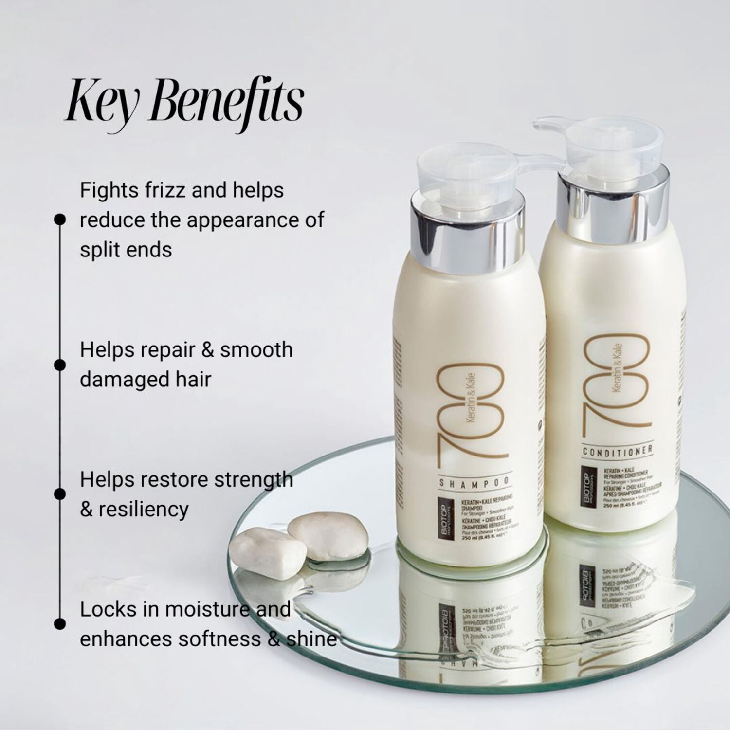Biotop 700 Keratin  Kale Shampoo 33.8 fl oz