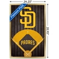 thumbnail image 3 of MLB San Diego Padres - Logo Wall Poster, 22.375" x 34", Framed, 3 of 3