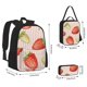 thumbnail image 2 of Disketp Strawberries Mochila Estampada de Gran Capacidad con Lonchera y Estuche, Set de 3 Piezas para Estudiantes, 2 of 7