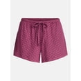 thumbnail image 6 of Joyspun Women’s Modal Blend Ribbed Sleep Shorts, 2.75'' Inseam, Sizes XS-3X, 6 of 6