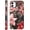 Zebra Leopard Animal, variant on for iPhone 13 / iPhone 14 Case Zebra Leopard Print, Cute Aesthetic Zebra Cheetah Phone Case, Luxury Trendy Animal Hibiscus Design, Slim Shockproof Stripe Glossy Protective Cover for Women Girl