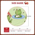 thumbnail image 2 of Fotbe Frog Amanita Mushroom Pattern Christmas Tree Skirt, Tree Skirts Plush Christmas Decorations, Christmas Tree Skirts Xmas Decorations Holiday Party Decor-36", 2 of 6