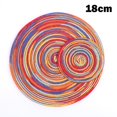 thumbnail image 3 of CAROOTU Tapis de Table à Manger Rond en Coton Résistant à la Chaleur pour la Maison Protège la Table des Brûlures, 3 of 7