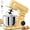 Light Gold, variant on Honinst 6 QT Stand Mixer, Lightweight 10 P Speeds with Tilt-Head Electric Mixer, Kitchen Mixer with Dough Hook, Whisk, Beater, Bowl for Baking, Cake and Most Home Cooks