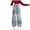 Sky Blue, variant on Staki Girls Cargo Pants Girl's Elastic High Waisted Jeans Straight Wide Leg Denim Pants Casual Baggy Jeans 5-9Y 10-14Y(Sky Blue,12-13 Years)