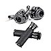 thumbnail image 3 of Anzio Left Right CNC 1" Handlebar Hand Grips + Switch Control, Push Button, Manual, Black, Compatible with 1996-2012 Harley Davidson, 3 of 4