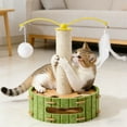 thumbnail image 3 of Interactive Cat Scratching Board with Nail File Puzzle for Indoor Play and Grooming Enrichment Activity Toy, 3 of 4