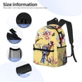 thumbnail image 5 of Lsque Beautiful Bright Birds And Flowers Classic Casual Backpack - Large Capacity Water-Resistant Backpack for School, Work, Travel, and Outdoor Activities, 5 of 8