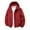#031-Red, variant on AUNVITO Women's Winter Hooded Windbreaker Loose Fit Outdoor Jacket with Pockets, Casual Long Sleeve Top for Home & Daily Use