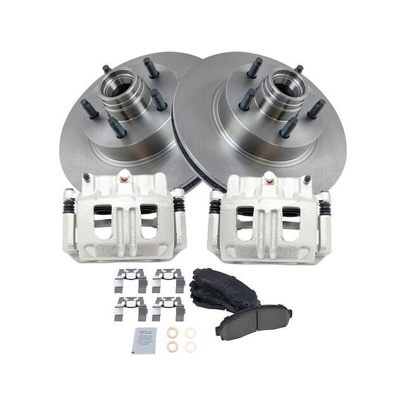 Front Brake Pad Rotor and Caliper Set - Compatible with 2003 - 2011 Ford Ranger RWD 2004 2005 2006 2007 2008 2009 2010