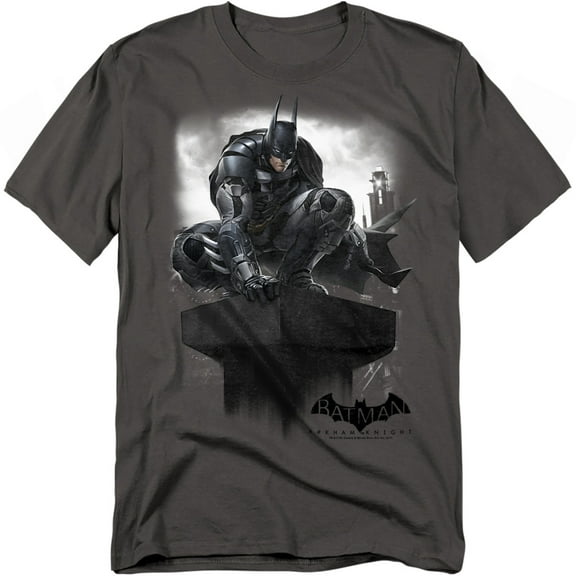 Batman Arkham Knight T-Shirt Perched Unisex Graphic Tee For Men & Women