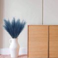 thumbnail image 4 of Dried Pampas Grass Decor, 10 Pack Blue Artificial Feather Plumes, Tall Faux Pampas Grass for Living Room Home Decor, Wedding Party Decoration Centerpiece Bouquet, 4 of 6