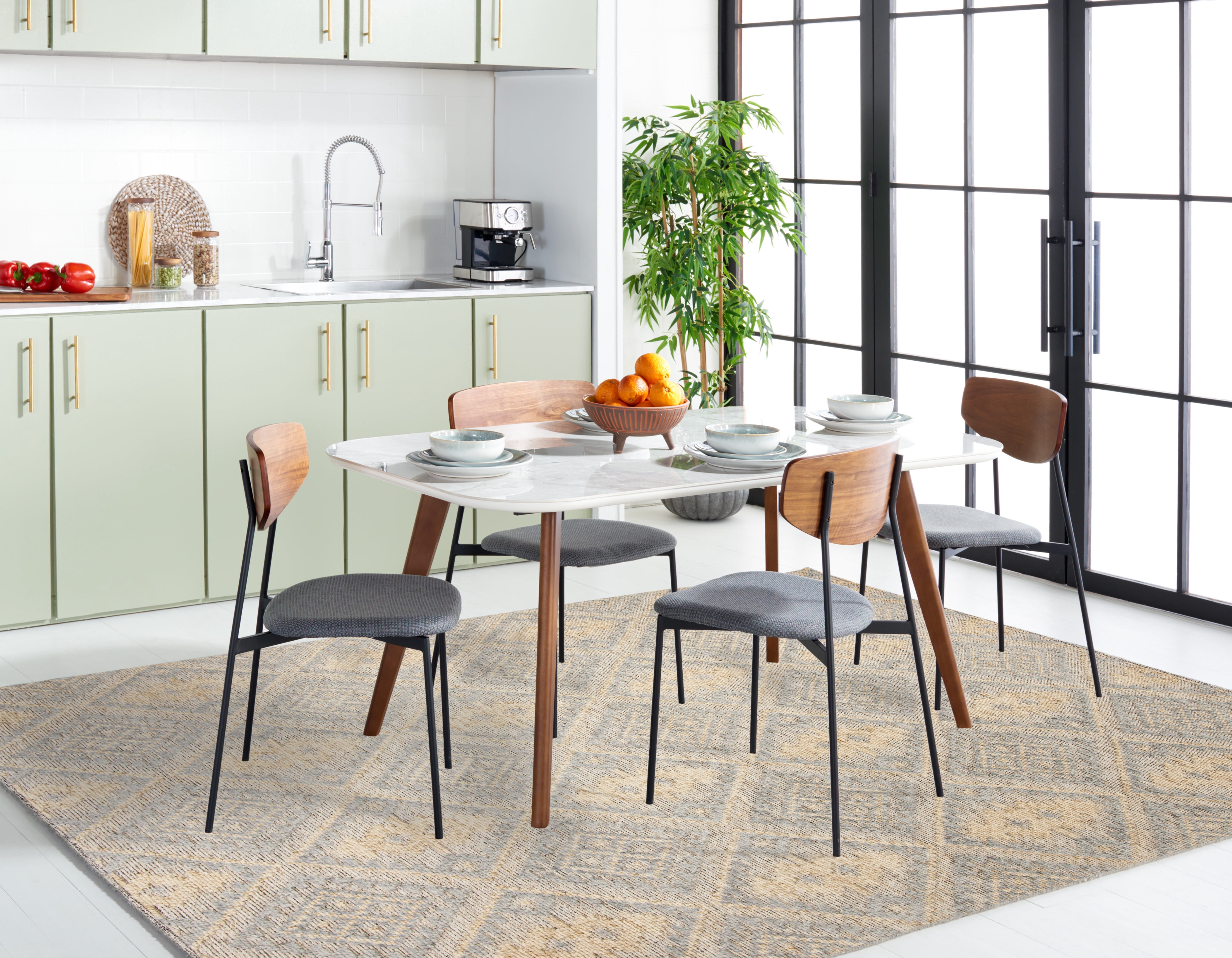 Safavieh Kenya Elisaveta Geometric Area Rug, Gray/Gold, 8' x 10'