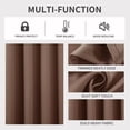 thumbnail image 4 of Cortinas Termoaislantes Marrones Joydeco 107x160 cm 2 Paneles, 4 of 8