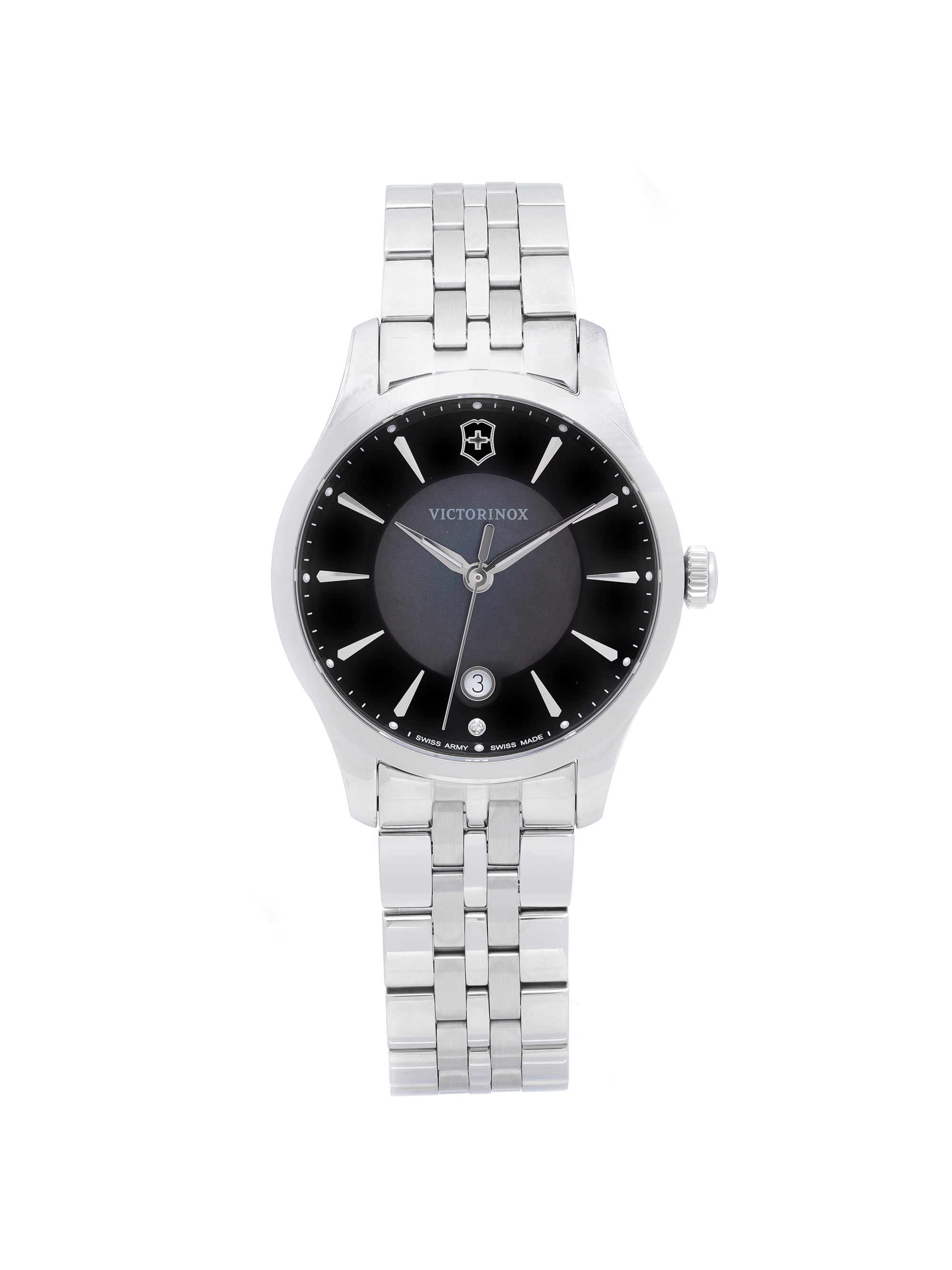 Victorinox Women's I.N.O.X. V Black Rubber Strap Dive Watch 241768