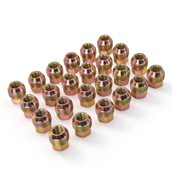 Hex Autoparts (24pcs) 14x1.5 Dual Thread Lug Nuts for Chevy Silverado Sierra 1500 Yukon Tahoe GMC Cadillac