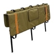 thumbnail image 4 of Almohadilla de protección para portón trasero de bicicleta de montaña para exteriores con tiras reflectantes Almohadilla de protección para portón Amarillo barro, 4 of 8