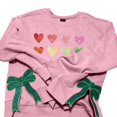 thumbnail image 2 of FUNUONY Chandails en Molleton pour Femmes Hauts de la Saint-Valentin Imprimé Cœur Amour Col Rond Pull Oversize Tendance Blouse Ample Manches Longues Rose TG, 2 of 2
