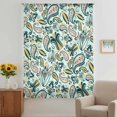 thumbnail image 3 of Boho Sage Green Floral Sheer Curtains 84" Long, Farmhouse Botanical Vintage Paisley Flower Light Filering Curtains, Breathable Simi Curtain Privacy Drapes for Living Room Bedroom Window Treatment, 3 of 9