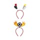 thumbnail image 1 of Diadema de fútbol jinwen Fiesta de fútbol rojo amarillo, 1 of 8
