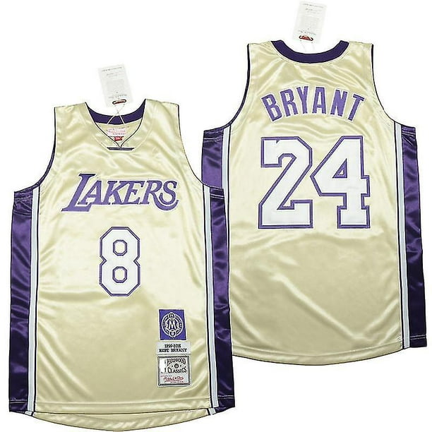 LOS ANGELES LAKERS Kobe Bryant Jersey #24 Throwback Adult Purple
