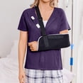 thumbnail image 3 of OIOLOYJM Womens Mastectomy Shirts with Drain Pockets Tear Away Side Snap Post Shoulder Surgery Shirts Chemo Port Dialysis T Shirt Dressy Casual Cozy Blouses Dark Purple 2XL, 3 of 7