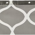 thumbnail image 3 of Fabric Shower Curtain - 72 x 72 Inch, Dark Gray Moroccan, 3 of 5