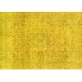 thumbnail image 1 of Ahgly Company Indoor Rectangle Abstract Yellow Modern Area Rugs, 7' x 10', 1 of 4
