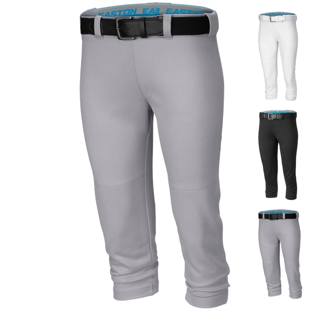 Pantalones de softball Easton ZONE 2 para adulto, talla grande, color gris