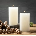 thumbnail image 3 of Melon White Pillar Candles - Set of 2, 3 of 8