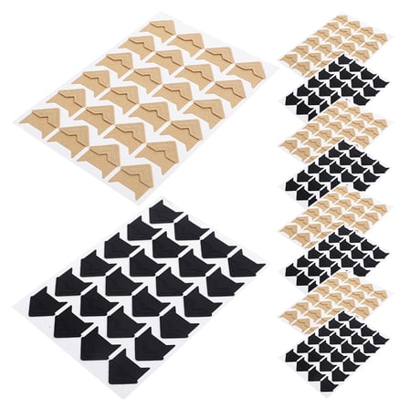 FRCOLOR  10 Sheet White Photo Corner Comfortable Scrapbook Album Stickers