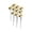 Yellow, variant on 10Pcs Bee Garden Stakes Decor Metal Yard Art Ornaments Front Yard Art Stick Floral Picks Spring Summer Resin Bumble Bees Garden Stakes Outdoor Lawn Pathway Patio Plant Pot,ladybug Red