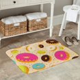 thumbnail image 7 of Pofeuu Donuts Print Flannel Doormats Rug16"x24"Rug Washable Doormats Indoor Outdoor Rugs for Layered Front Door Mats, Porch, Kitchen, Entryway, 7 of 7
