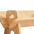 thumbnail image 6 of deevoka Solid Wood Tabletop Bookshelf Small Bookcase Office Bookstand Compact Size Books, 6 of 9