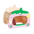 thumbnail image 2 of YWMJZEU Hamster Bridge Bearded Dragon Bridge Wood Reptiles Hide Cave Reptile Hideout for Strawberry House, 2 of 9