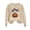 #2Beige, variant on XUNKUSGA Halloween Sweatshirts for Women Classic Pumpkin Graphic Crewneck Long Sleeve Pullover Tops Casual Loose Shirts for Women S