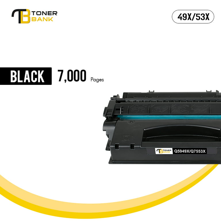 Toner Bank 1-Pack Compatible Toner Cartridge for HP 49X LaserJet 1320 1320N 1320TN 3390 3392 4200 4300 Laser Printer Black - Walmart.com