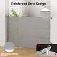 thumbnail image 6 of Retractable Baby Gate, TULILLO 42in Tall Baby Safety Gate, 59" Wide Baby Gate Dog Gate for Stair, Doorway, Auto-Lock,Gray, 6 of 9