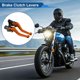 thumbnail image 2 of Palancas de freno y embrague cortas Unique Bargains para BMW F650GS 2008-2012, palanca de freno ajustable en 6 posiciones, aleación de aluminio T6 6061, naranja, 1 par, 2 of 7