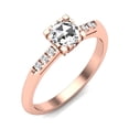 thumbnail image 6 of SuperJeweler 0.60 Carat Rose Cut Diamond Ring In 14 Karat Rose Gold For Women, 6 of 6