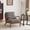 Light Gray-Corduroy, variant on Ktaxon Accent Chair Corduroy Upholstered Armchair, Reading Club Chair with Pillow and Solid Wood Frame for Living Room Bedroom Furniture Khaki