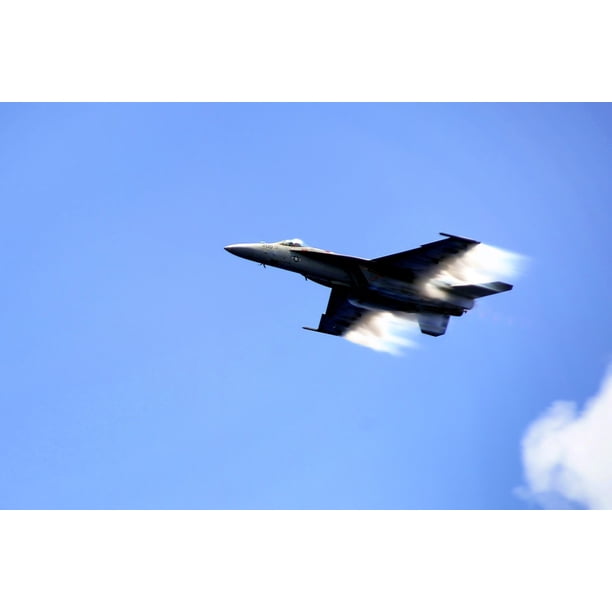 Sky Clouds Flight Jet U S Navy F A 18c Plane Inch By 30 Inch Laminated Poster With Bright Colors And Vivid Imagery Fits Perfectly In Many Attractive Frames Walmart Com Walmart Com