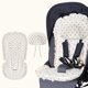 thumbnail image 2 of Machine Washable Infant Strollers Seat Cushion With Secure Straps Hole Accent For Enhances Safety And Shock Absorption love, 2 of 4