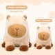thumbnail image 4 of Riuhot Cute Capybara Plush Pillows Kawaii Soft Capybara Peluches Capybara Plushie Cumpleaños Navidad Día De San Valentín Regalo Para Niños (17.7 Pulgadas), 4 of 5