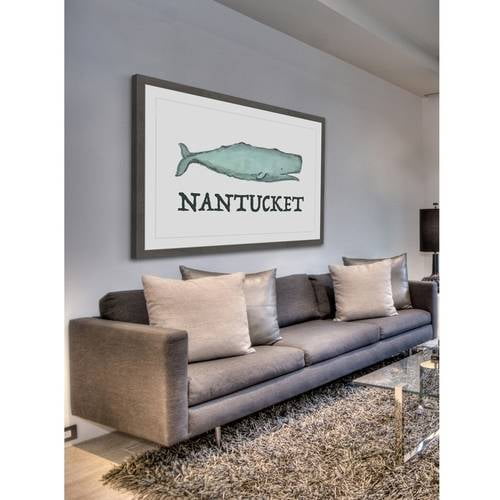"Long Live Nantucket" Framed Painting Print