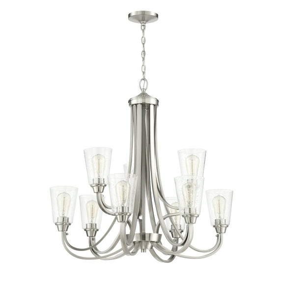 Craftmade Lighting - Nine Light Chandelier - Ceiling Lighting - Grace - Nine