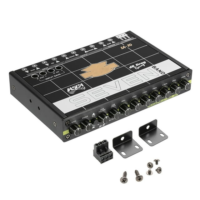 CARTTOU 1PC EQ Car Speaker Equalizer Audio Tuner 7-Band Car Speaker Graphic Equalizer