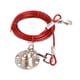 thumbnail image 5 of Estaca para amarrar perros, ancla para perros resistente de acero inoxidable con cable para perros grandes para acampar al aire libre en el patio, 5 m/16,4 pies, 5 of 12