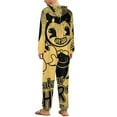 thumbnail image 3 of Bendy And The Ink Machine Unisex Onesie Pajamas Zipper Jumpsuit Hooded One Piece Sleepwear for Family Mens Womens, 3 of 8